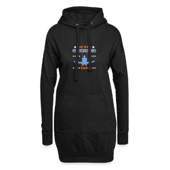 Gymnastik Turnen Turner - Hoodie-Kleid - Schwarz - Vorne