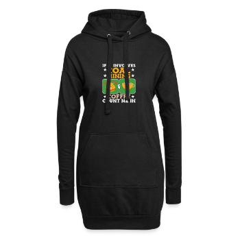 Mineurs de mines - Sweat-shirt à capuche long Femme - noir - Devant