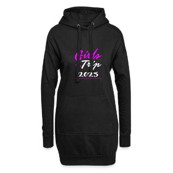 Voyage entre filles 2025 Voyage entre filles Circuit entre filles Voyage entre filles - Sweat-shirt à capuche long Femme - noir - Devant