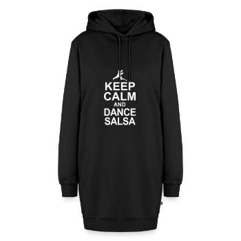 salsa - Sweat-shirt à capuche long Femme - noir - Devant