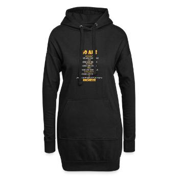 60 Ans Cadeau d anniversaire Drôle Cadeau 60 ans - Sweat-shirt à capuche long Femme - noir - Devant