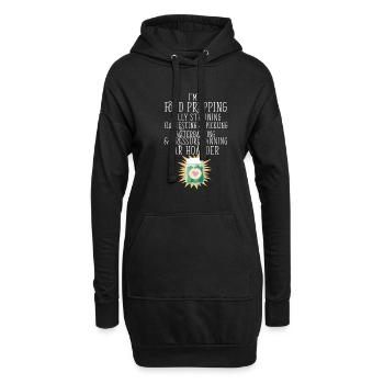 Pot Hoarder Homesteady Citation Confiture Maker Nourriture - Sweat-shirt à capuche long Femme - noir - Devant