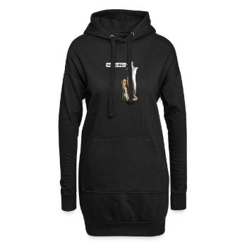 Scheiße Statue Figur Venus Skulptur Bier - Hoodie-Kleid - Schwarz - Vorne