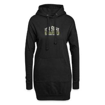 Ich sehe tote Pflanzen Kleiner Diesel Fahrer Joke - Hoodie-Kleid - Schwarz - Vorne