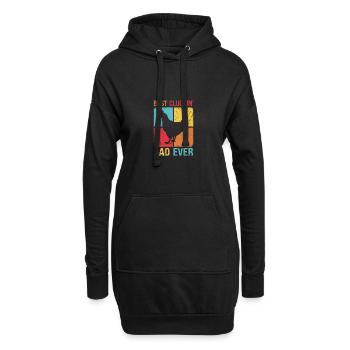 Best Clucking Daddy Ever - Hoodie Dress - black - Front