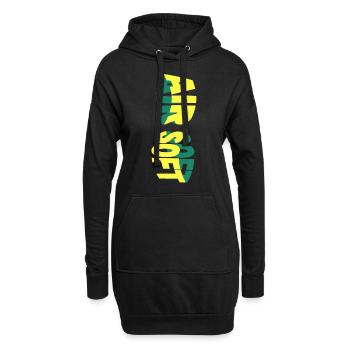 Airsoft Softair Arme Sport Hobby Player Team - Sweat-shirt à capuche long Femme - noir - Devant