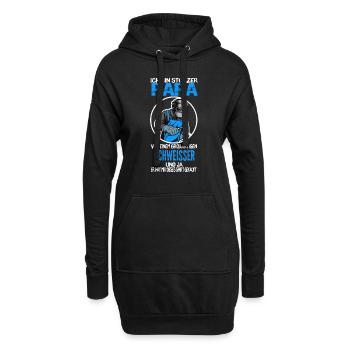 Schweißer Papa Vater Geschenk - Hoodie-Kleid - Schwarz - Vorne