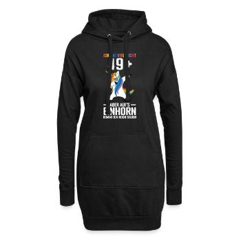 Geburtstag Geburtstagfeier fünfzig Jahre alt Gesch - Hoodie-Kleid - Schwarz - Vorne
