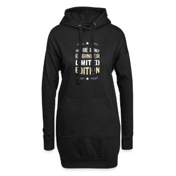 Einziger Ingenieur Limitierte Edition - Hoodie-Kleid - Schwarz - Vorne