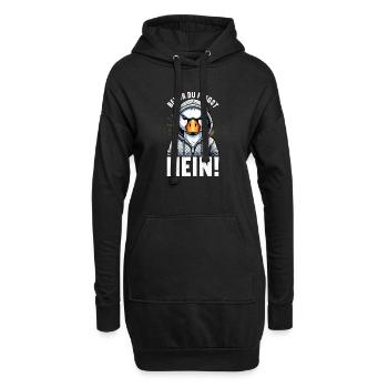 Avant que tu ne demandes, pas de cygne. Mauvaise humeur. - Sweat-shirt à capuche long Femme - noir - Devant