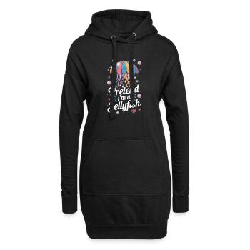 Faites comme si j’étais une méduse Expression de méduse colorée pour - Sweat-shirt à capuche long Femme - noir - Devant