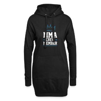 Mma Crew - Hoodie-Kleid - Schwarz - Vorne
