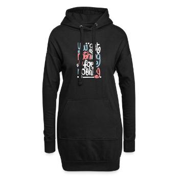Rien Rien 4 - Sweat-shirt à capuche long Femme - noir - Devant