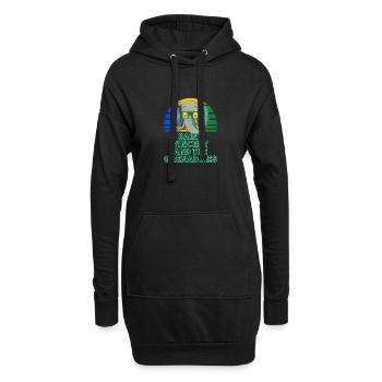 St. Vincent und die Grenadinen - Hoodie-Kleid - Schwarz - Vorne