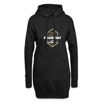 Pisciculteur comme travail - Sweat-shirt à capuche long Femme - noir - Devant