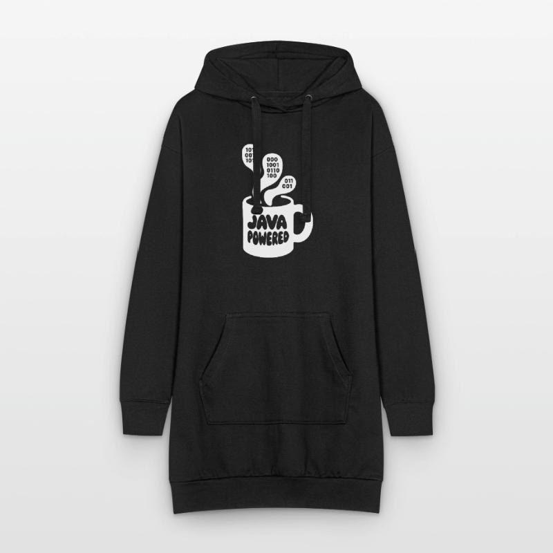 Java Powered Mug: Binary Steam Hoodie Dress