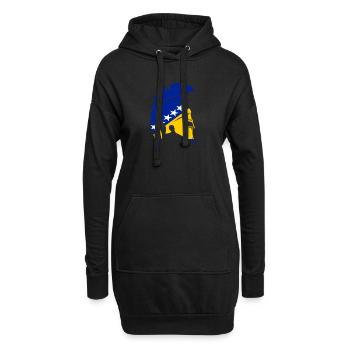 Sparta - Bosnien Herzegowina - Hoodie-Kleid - Schwarz - Vorne