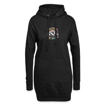 Unicorn Security Unicorn Motto Unicorn Security - Sweat-shirt à capuche long Femme - noir - Devant