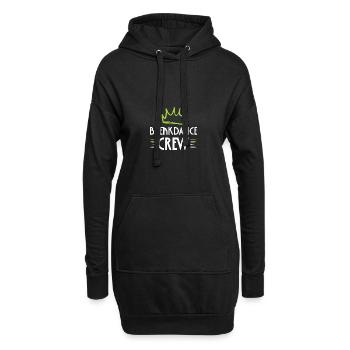 Équipe de breakdance - Sweat-shirt à capuche long Femme - noir - Devant