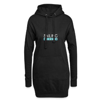 Sailing Crew - Hoodie-Kleid - Schwarz - Vorne