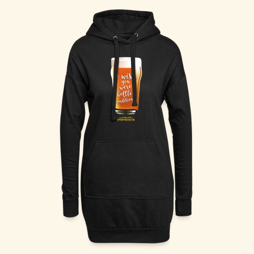 Craft Beer Shirt Design bottle-conditioned - Hoodie-Kleid