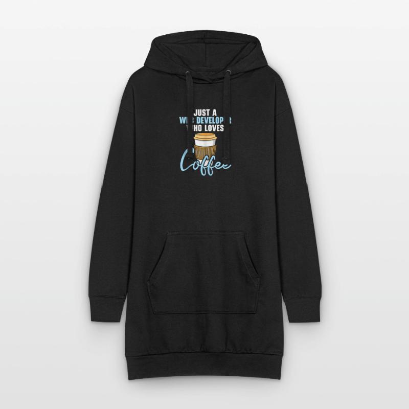 Website Development Coffee Web Developer Programme Hoodie-Kleid