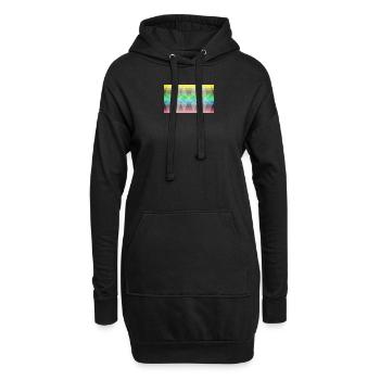 Le drapeau légèrement différent - Sweat-shirt à capuche long Femme - noir - Devant