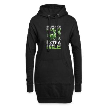  Endurance Riders Go To Extra Mile Distanzreiten - Hoodie-Kleid - Schwarz - Vorne