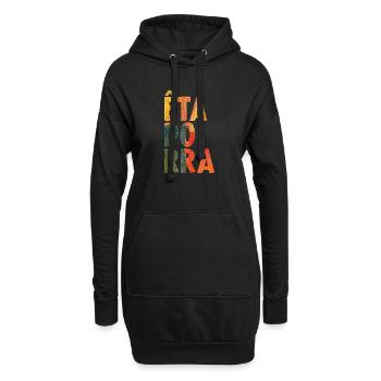 Êta Porra - Hoodie-Kleid - Schwarz - Vorne