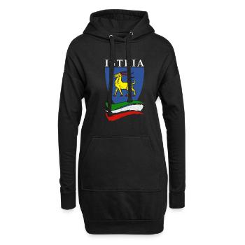 Istrien Tourist Hrvatska Kroatein Urlaub Balkan Re - Hoodie-Kleid - Schwarz - Vorne