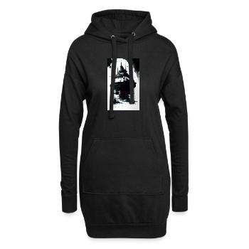 Extraterrestre | OVNI | Vaisseau spatial | PAU | étranger - Sweat-shirt à capuche long Femme - noir - Devant