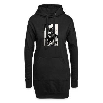 Cat | Pet | Cat Fan | cute | Kitten - Hoodie Dress - black - Front