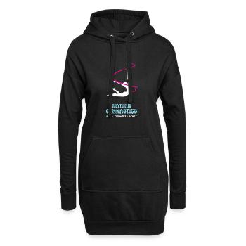 Rhythmic Gymnastics Is My Favourite Sport Turnerin - Hoodie-Kleid - Schwarz - Vorne
