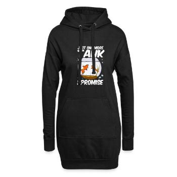 Just One More Tank I Promise - Hoodie-Kleid - Schwarz - Vorne