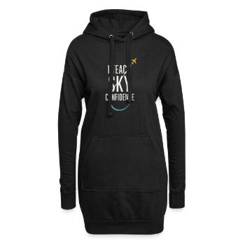 Instructeur de vol Cfi Pilote Instructeur d’aviation - Sweat-shirt à capuche long Femme - noir - Devant
