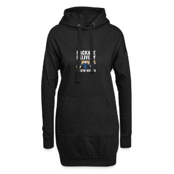 Postbote Postbotin Post Briefträger - Hoodie-Kleid - Schwarz - Vorne