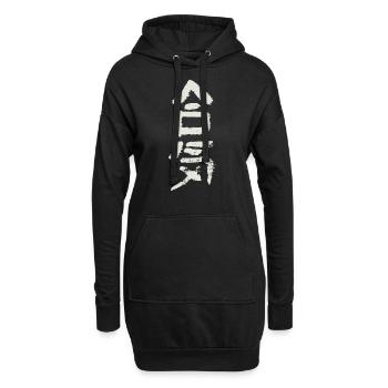 Aiki (Harmonie / Energie) Aïkido - Sweat-shirt à capuche long Femme - noir - Devant