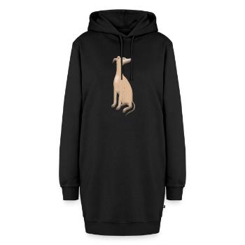 Wippet - Sweat-shirt à capuche long Femme - noir - Devant