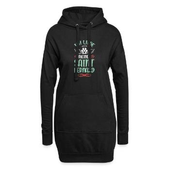 Ich liebe meinen Saint Bernard - Hoodie-Kleid - Schwarz - Vorne