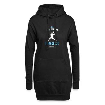 Dodgeball Dodgeballer Dodgeballfan Völkerball - Hoodie-Kleid - Schwarz - Vorne