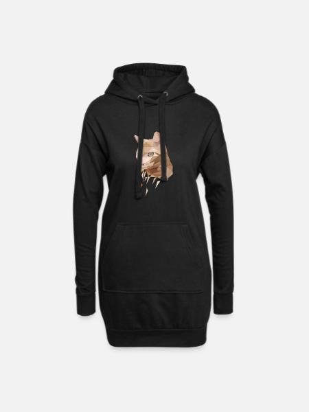 Loki - Hoodie Dress - black