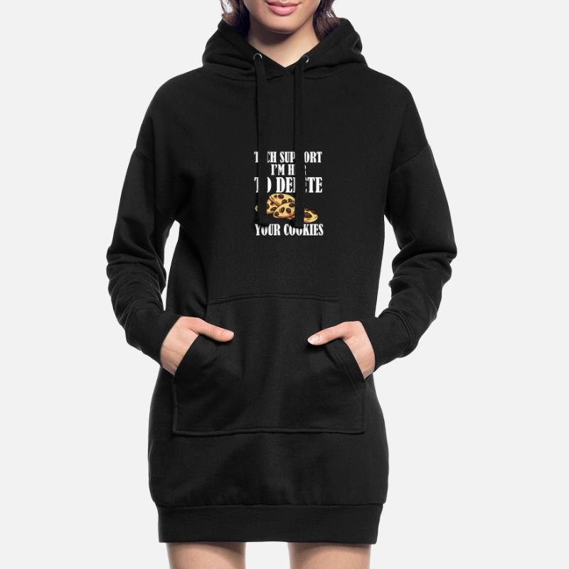 Tech Support Informatiker Programmierer Computer Hoodie-Kleid