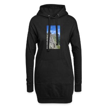 Chaîne du Balcon Est du Vercors - Hoodie-Kleid - Schwarz - Vorne