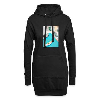 Venedig Italien - Hoodie-Kleid - Schwarz - Vorne