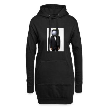 Anzug Tube TV Mann - Hoodie-Kleid - Schwarz - Vorne