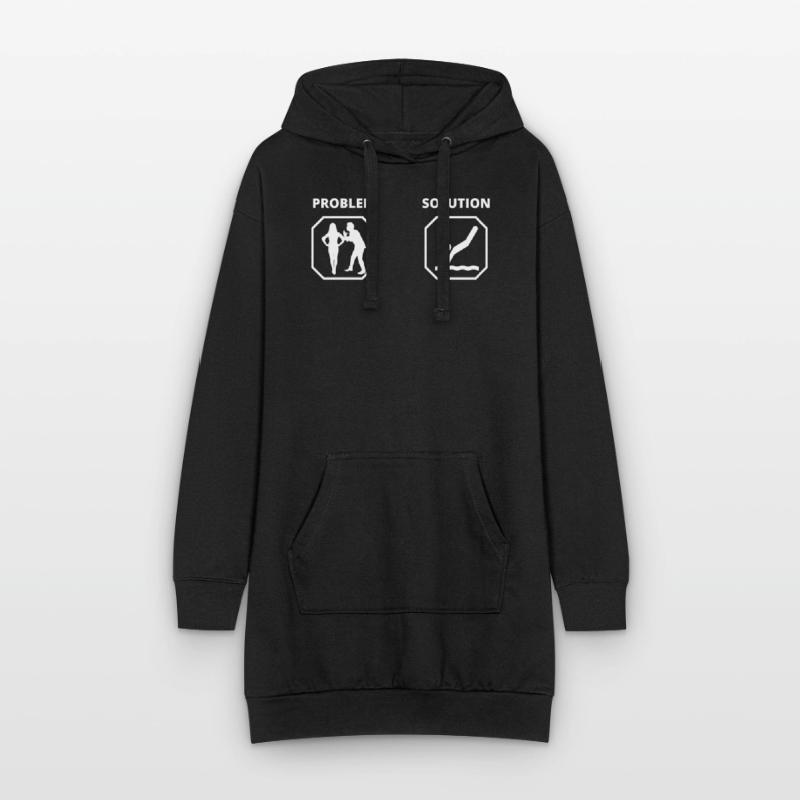 PROBLEM SOLUTION piscine Sweat-shirt à capuche long Femme