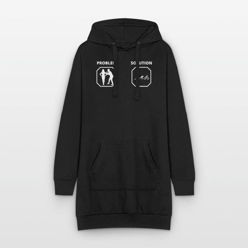 PROBLEM SOLUTION triathlon Sweat-shirt à capuche long Femme