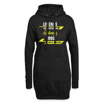 LEGENDS ARE BORN IN 1990 GEBURTSTAGSGESCHENK - Hoodie-Kleid - Schwarz - Vorne