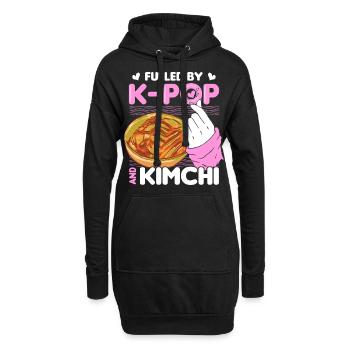 Kimchi Liebhaber Koreanische Küche Essen Geschenke - Hoodie-Kleid - Schwarz - Vorne