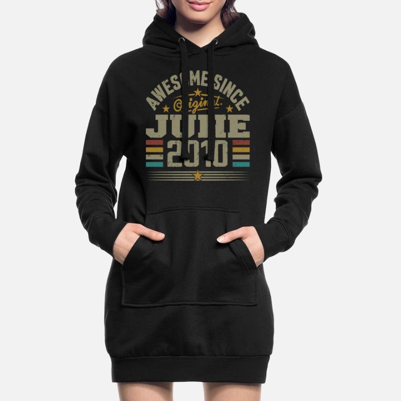 Juni 2010 Geburtstagsgeschenk Juni 2010 Juni Hoodie-Kleid